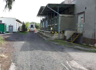doprava a čerpání ČD trafostanice
