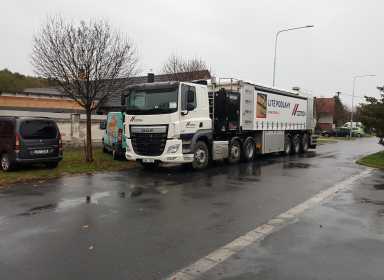 Vylití anhydritů  pomocí BREMATA, Kolín 