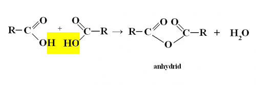 anhydrid, anhydrid vzorec