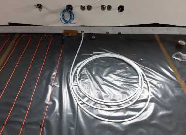 instalace čidla elektrického podlahového topení 