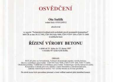 OSVĚDČENÍ řízení výroby betonu 2021-02-13 001