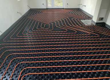 vodní podlahové topení